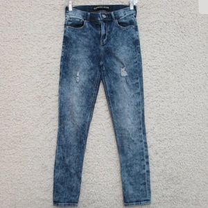 Express High Waist Jeggings (Medium Wash)
